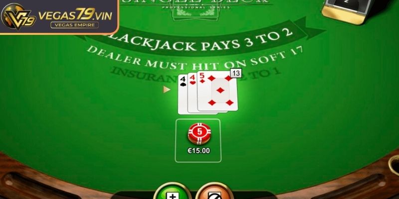 Giới thiệu game Blackjack Vegas79 online
